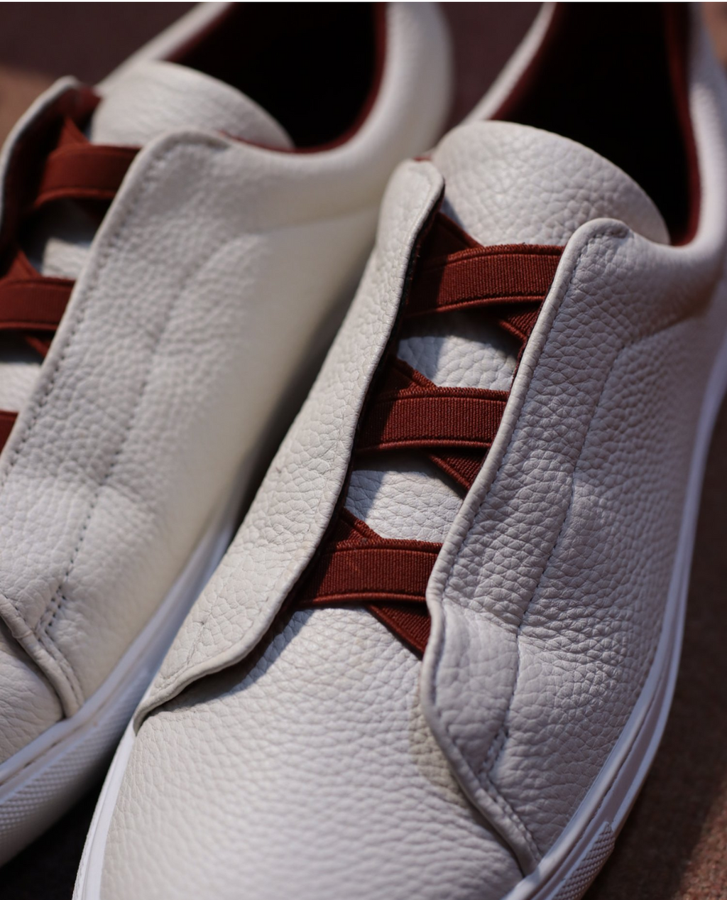 Sneakers HELGA en cuir