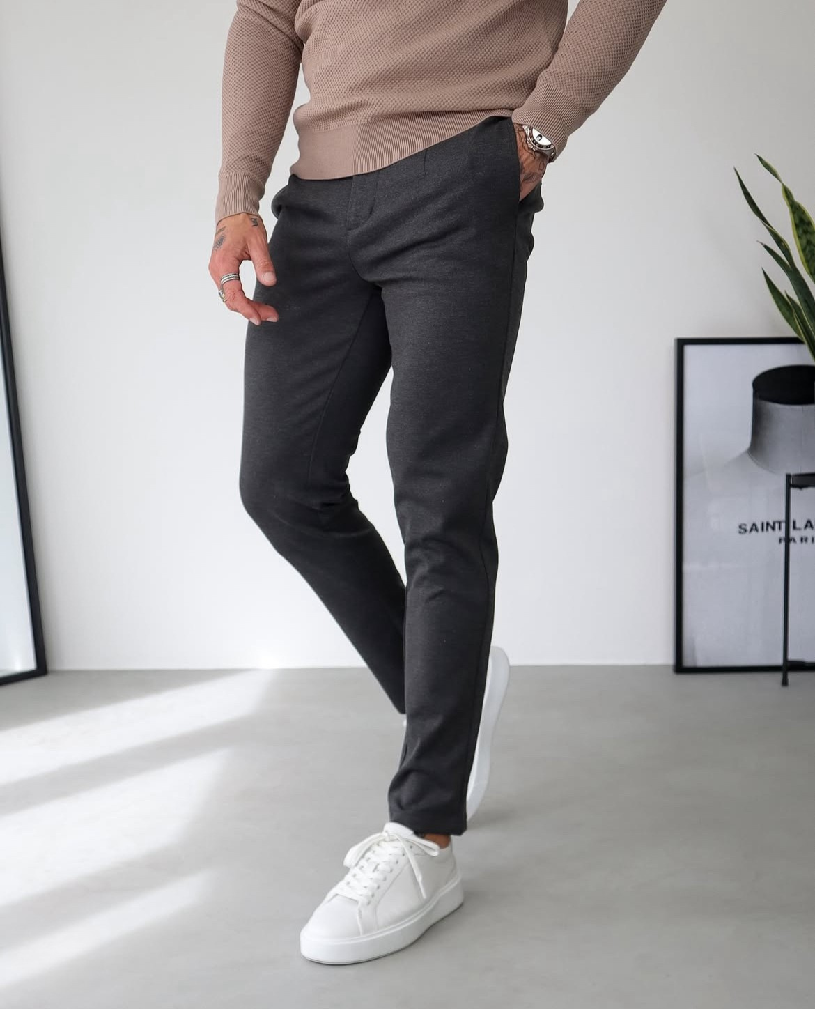 Pantalon BALDER en tissu léger