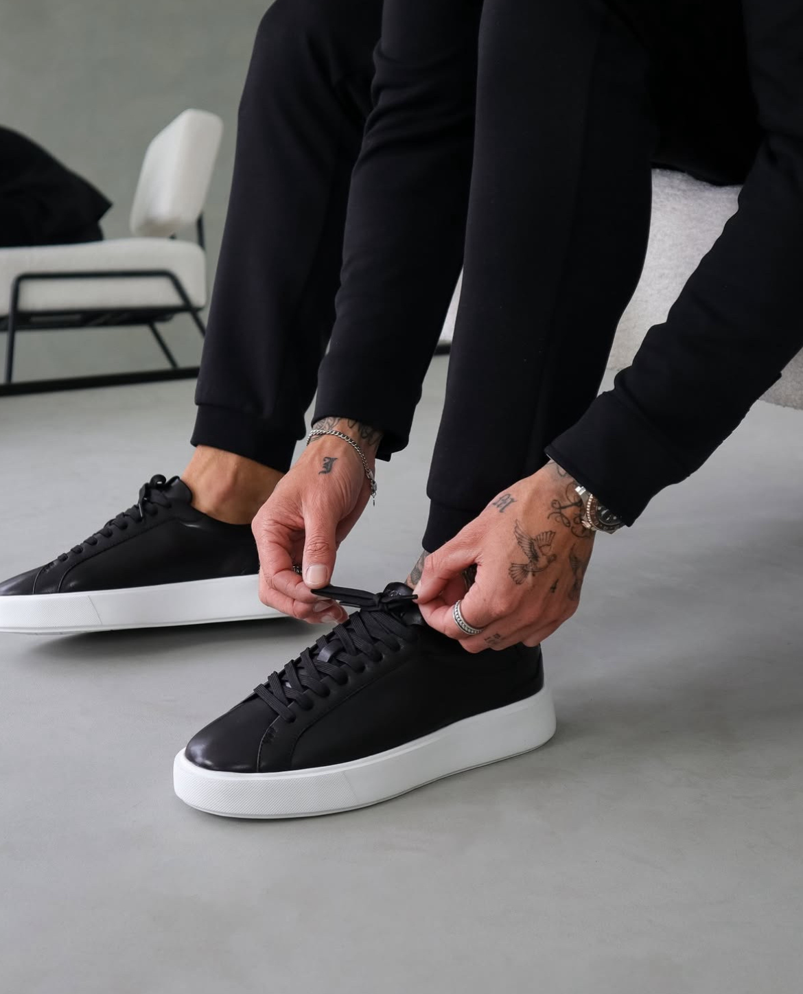 Sneakers VISBY en cuir