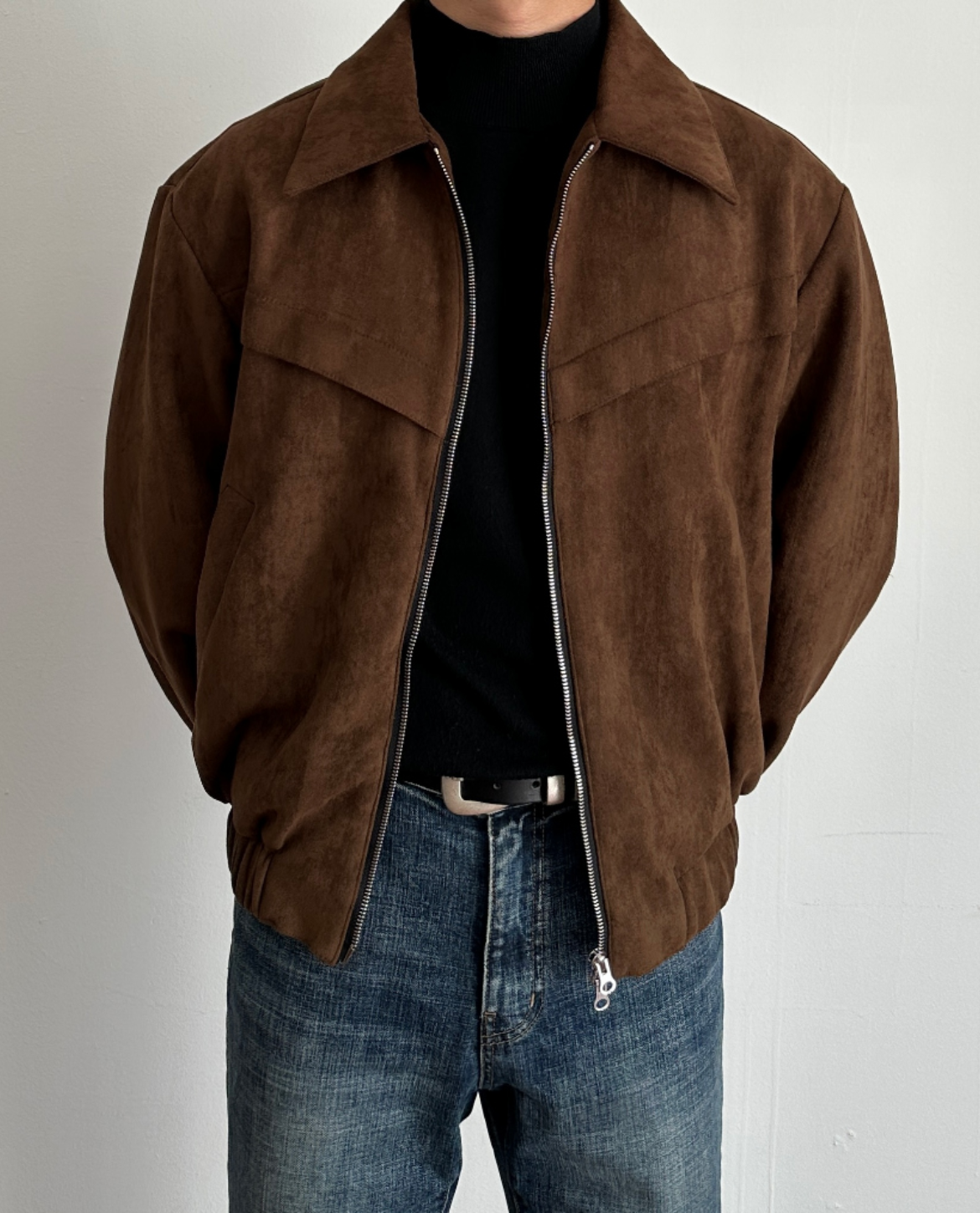 Veste KJELL en suédine