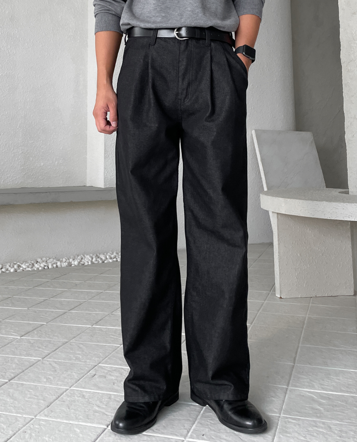 Jean FORGER en coton - Noir