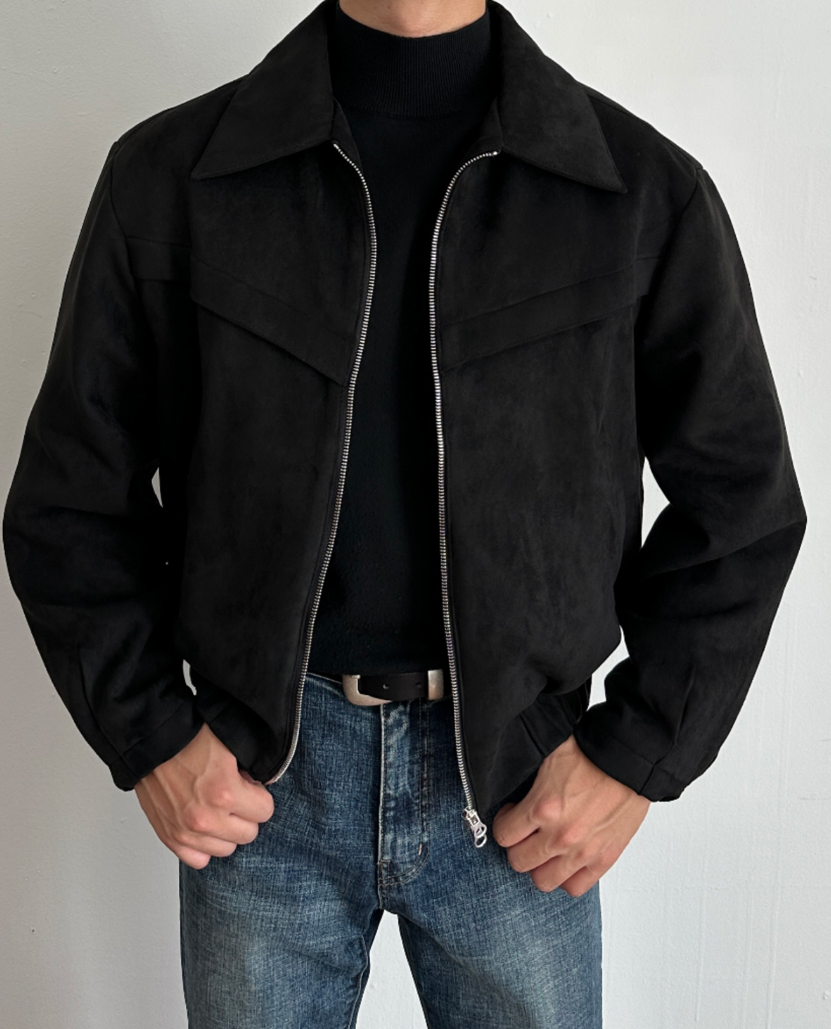 Veste KJELL en suédine