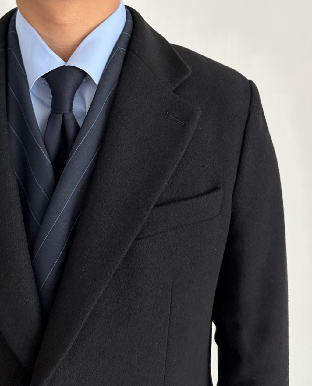 Manteau UJELL en laine - Noir