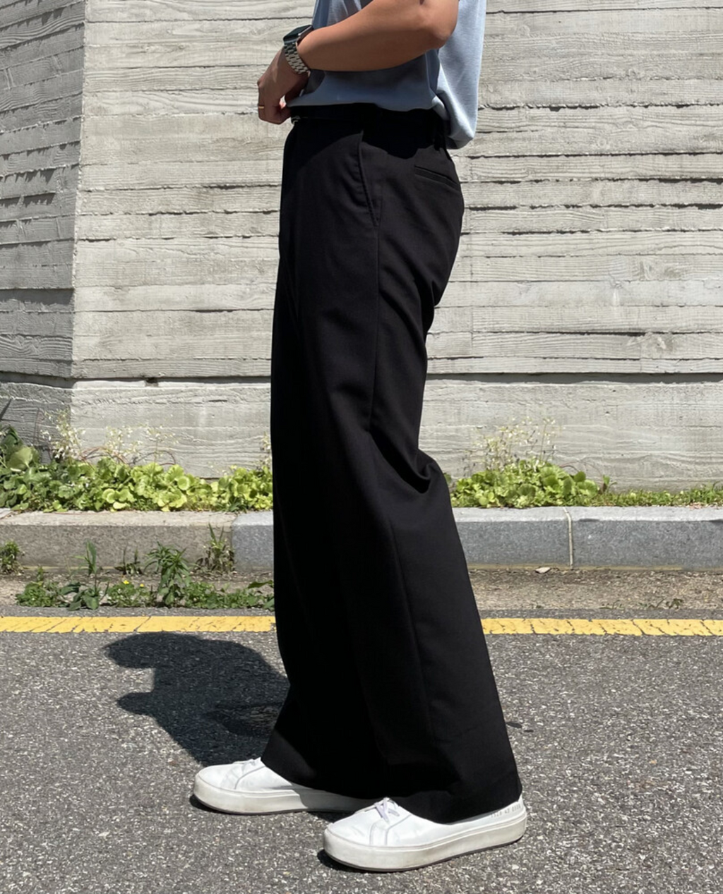 Pantalon IKSEL en mélange tissé