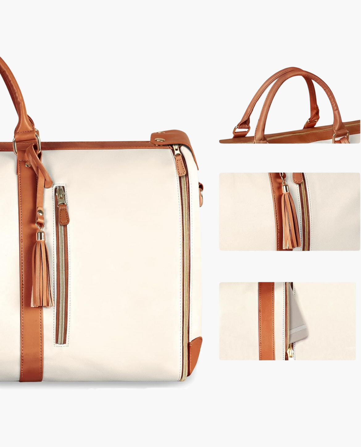 Sac pour le week-end SVEN en polyester - Beige