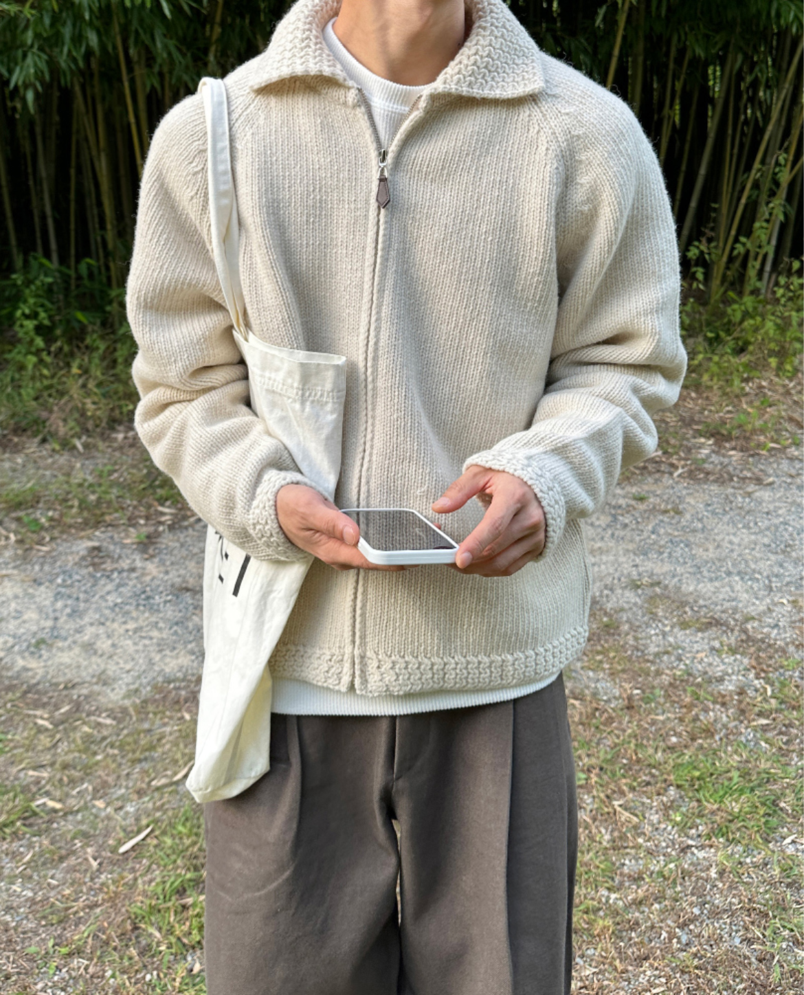 Gilet FREYA en laine - Beige