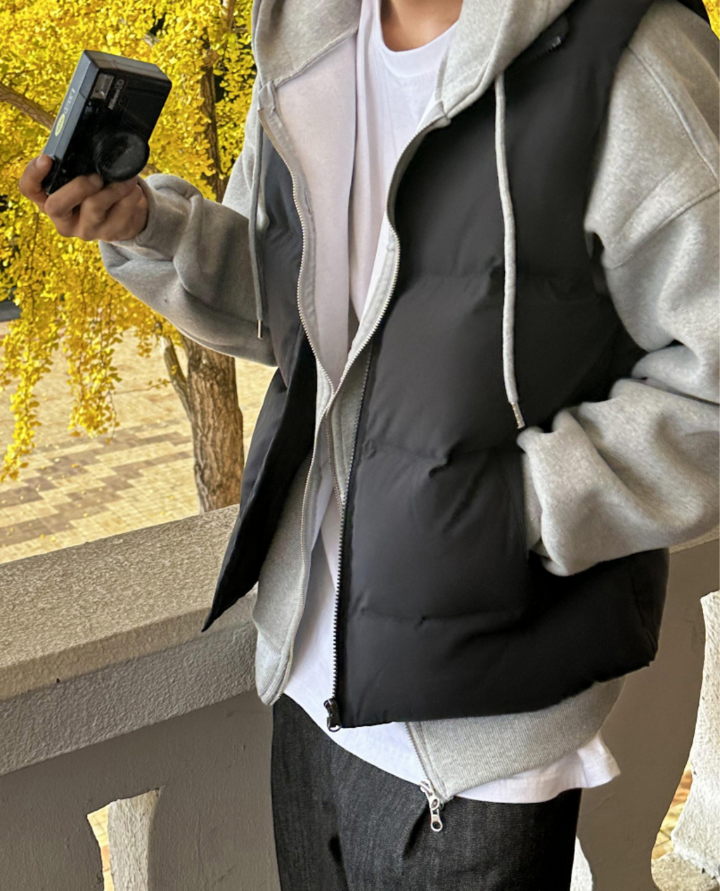 Manteau VOAR en nylon - Noir