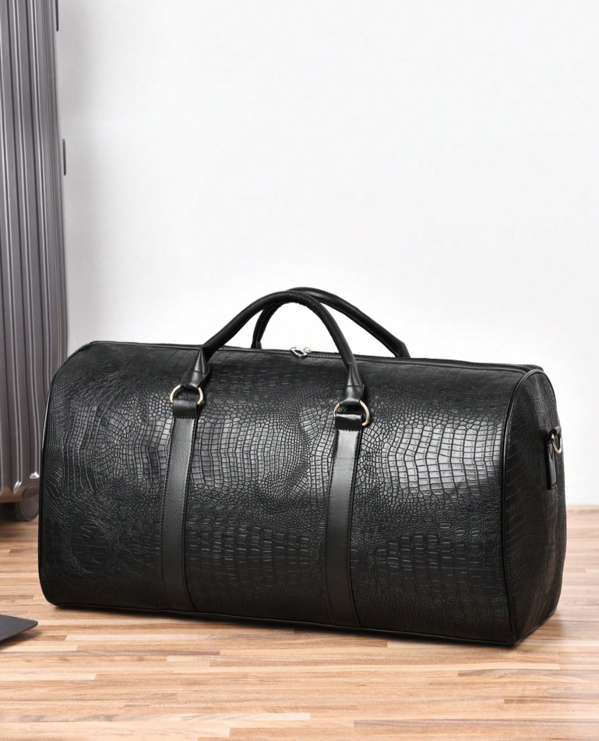 Sac 2 jours BARBRO en cuir - Noir