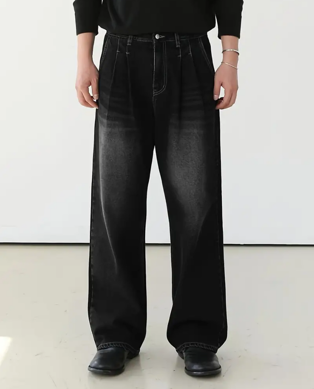 Jean BOBIN en denim - Noir