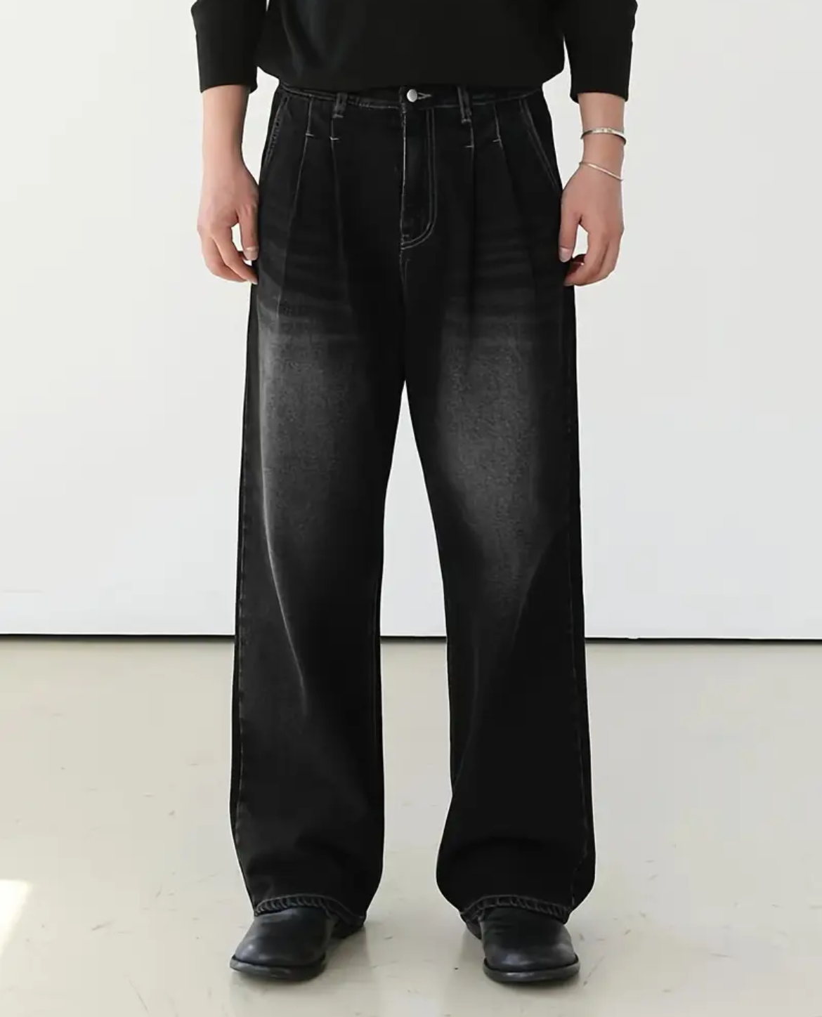 Jean BOBIN en denim - Noir