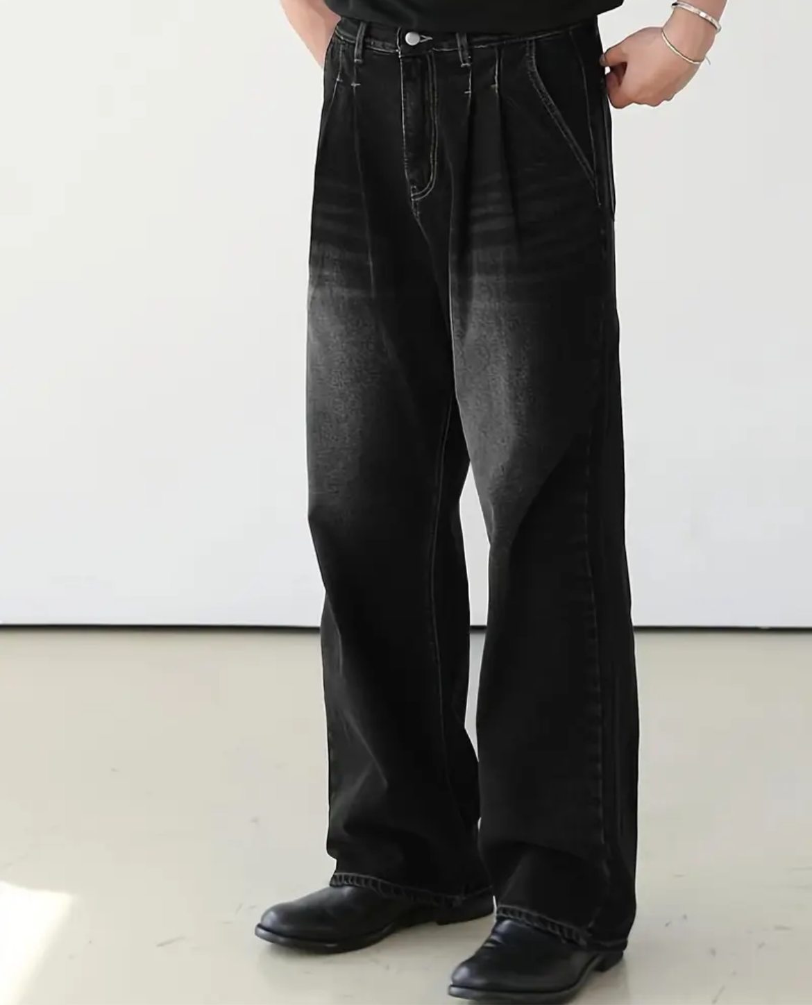 Jean BOBIN en denim - Noir