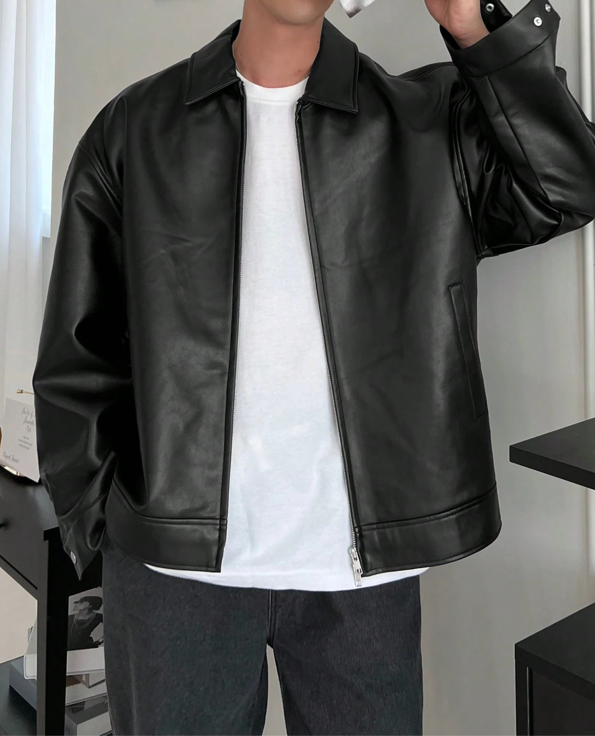 Veste ODENSE en cuir