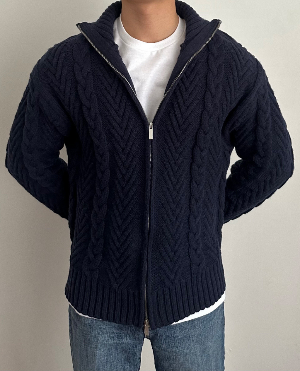 Cardigan TOVE en mélange de laine