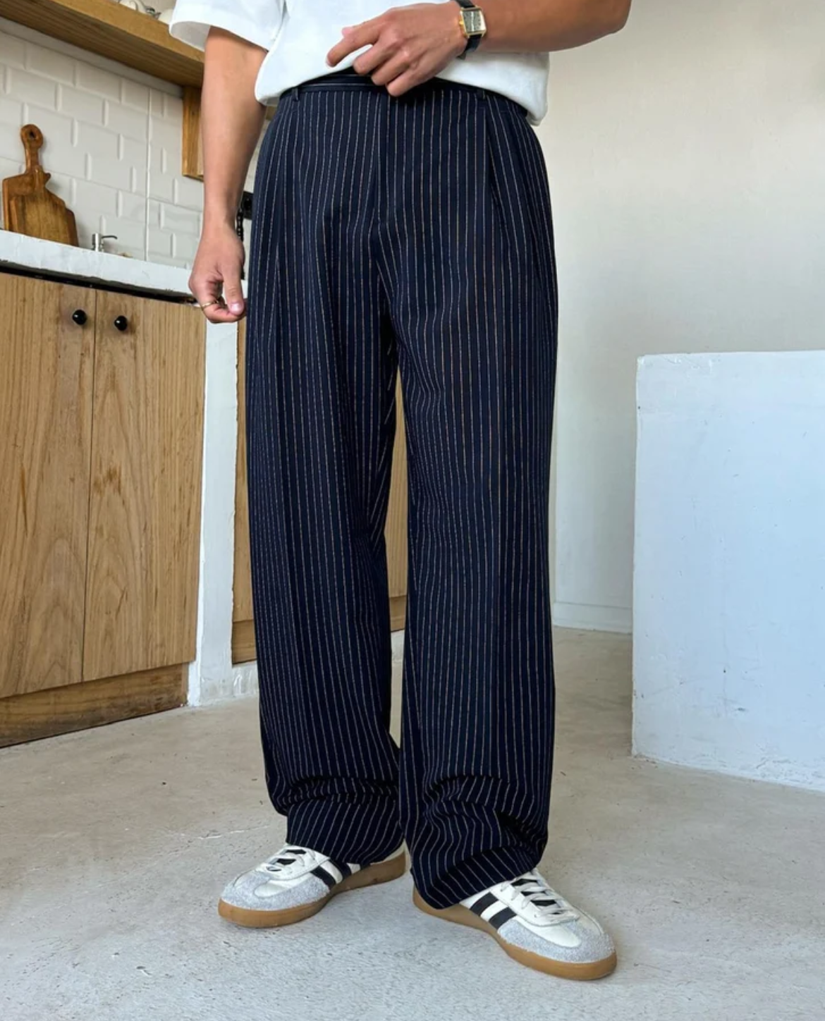 Pantalon ARE en mélange de coton