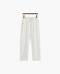 Pantalon ajusté LAMPA coton-lin - Unisexe