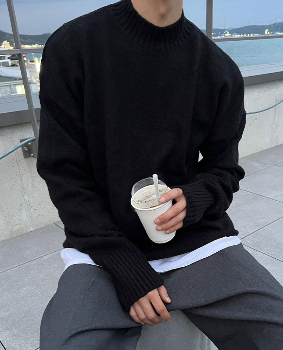 Pull SOLLENTUNA en mélange de laine