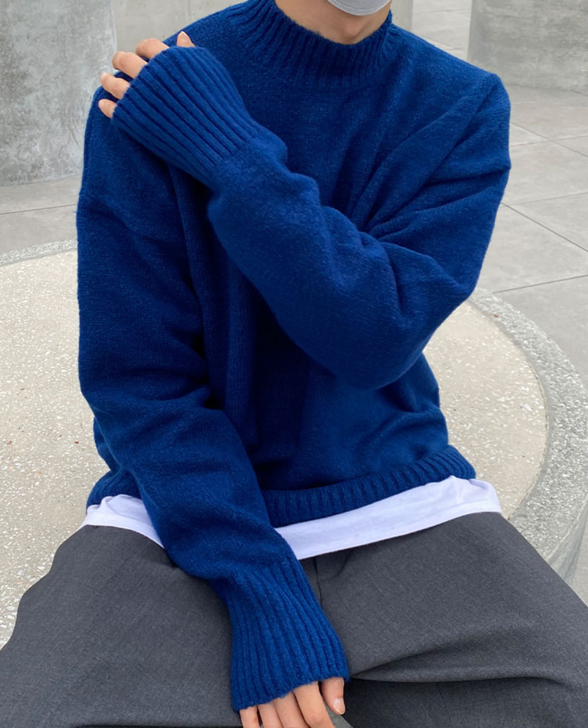 Pull SOLLENTUNA en mélange de laine