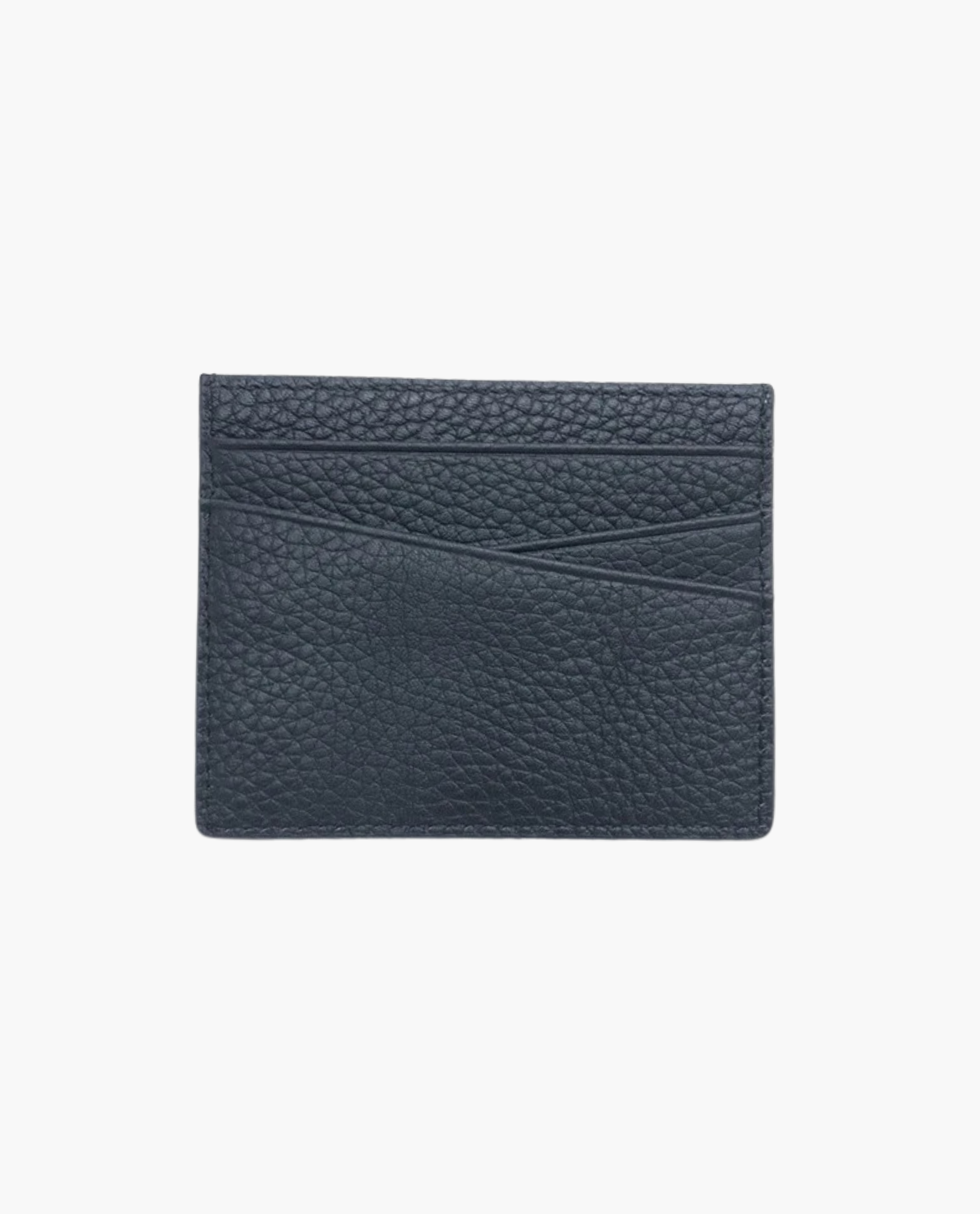 Porte-cartes VERA en cuir pleine fleur - Bleu