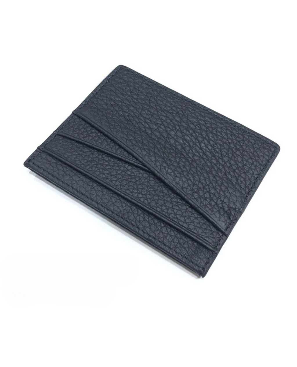 Porte-cartes VERA en cuir pleine fleur - Bleu