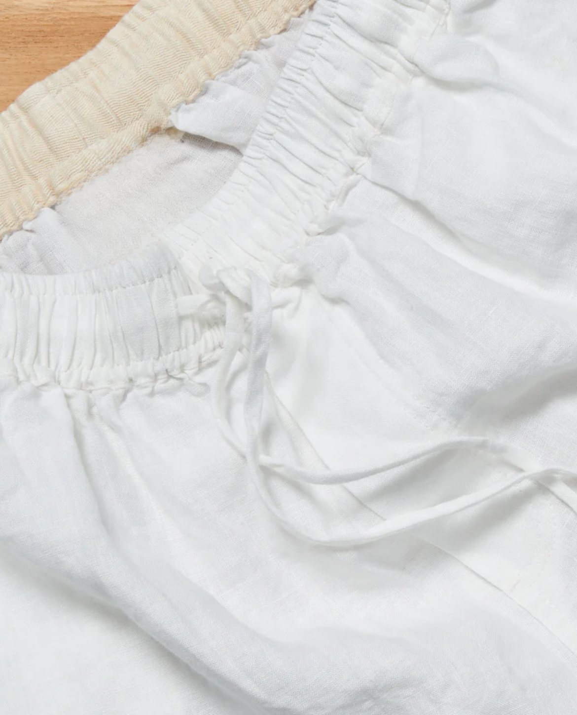 Short UINDRE en lin - Blanc