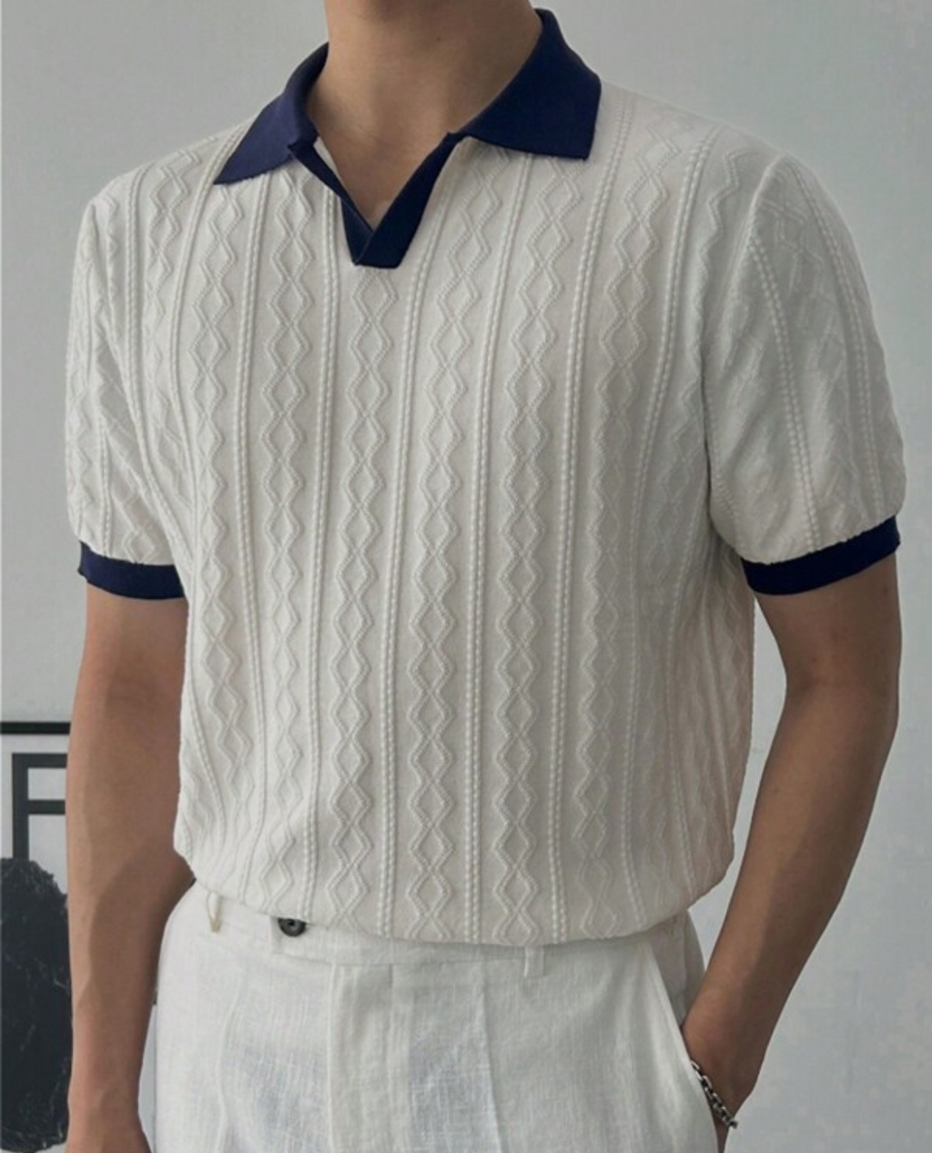 Polo RAGNAR en coton - Blanc