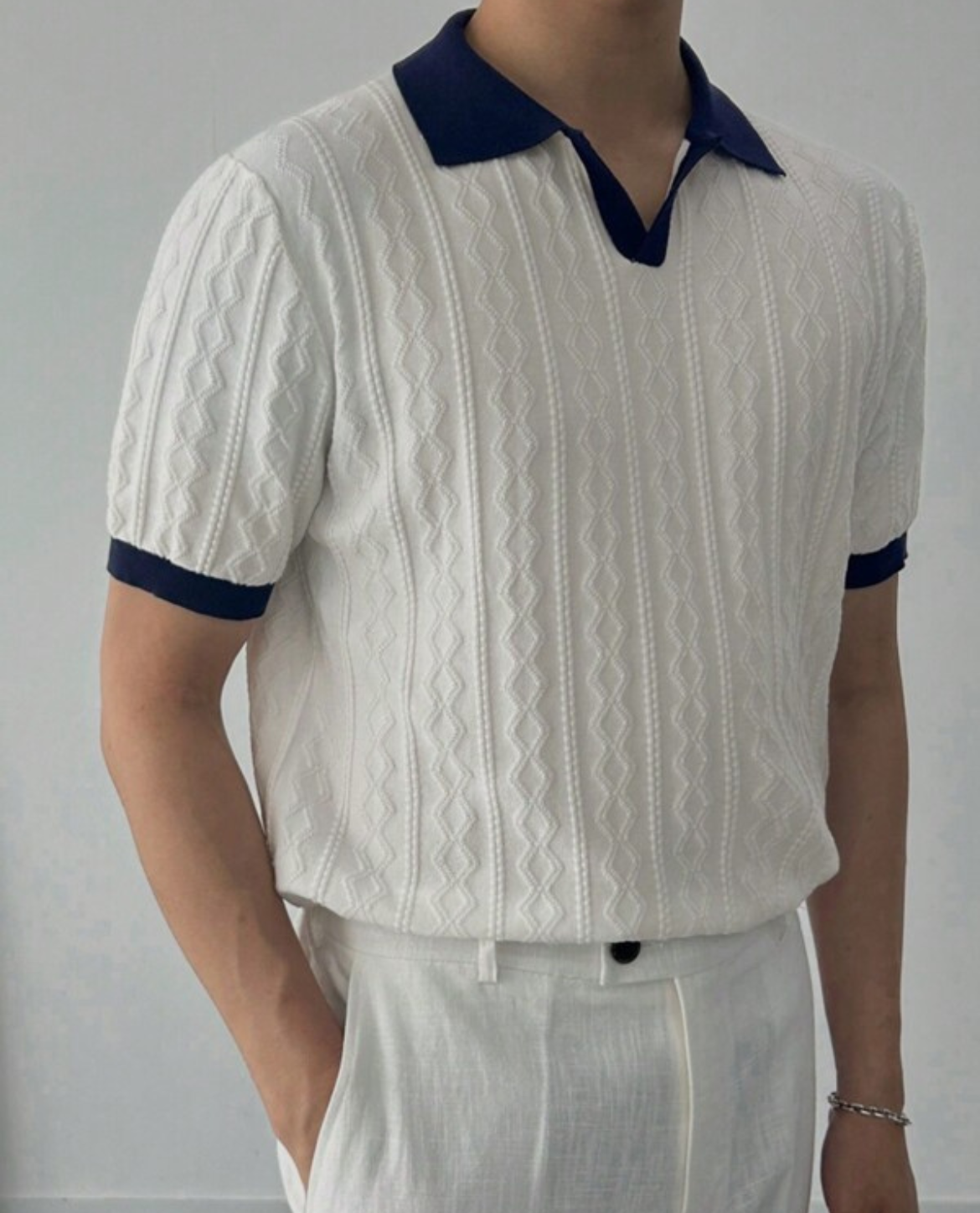 Polo RAGNAR en coton - Blanc