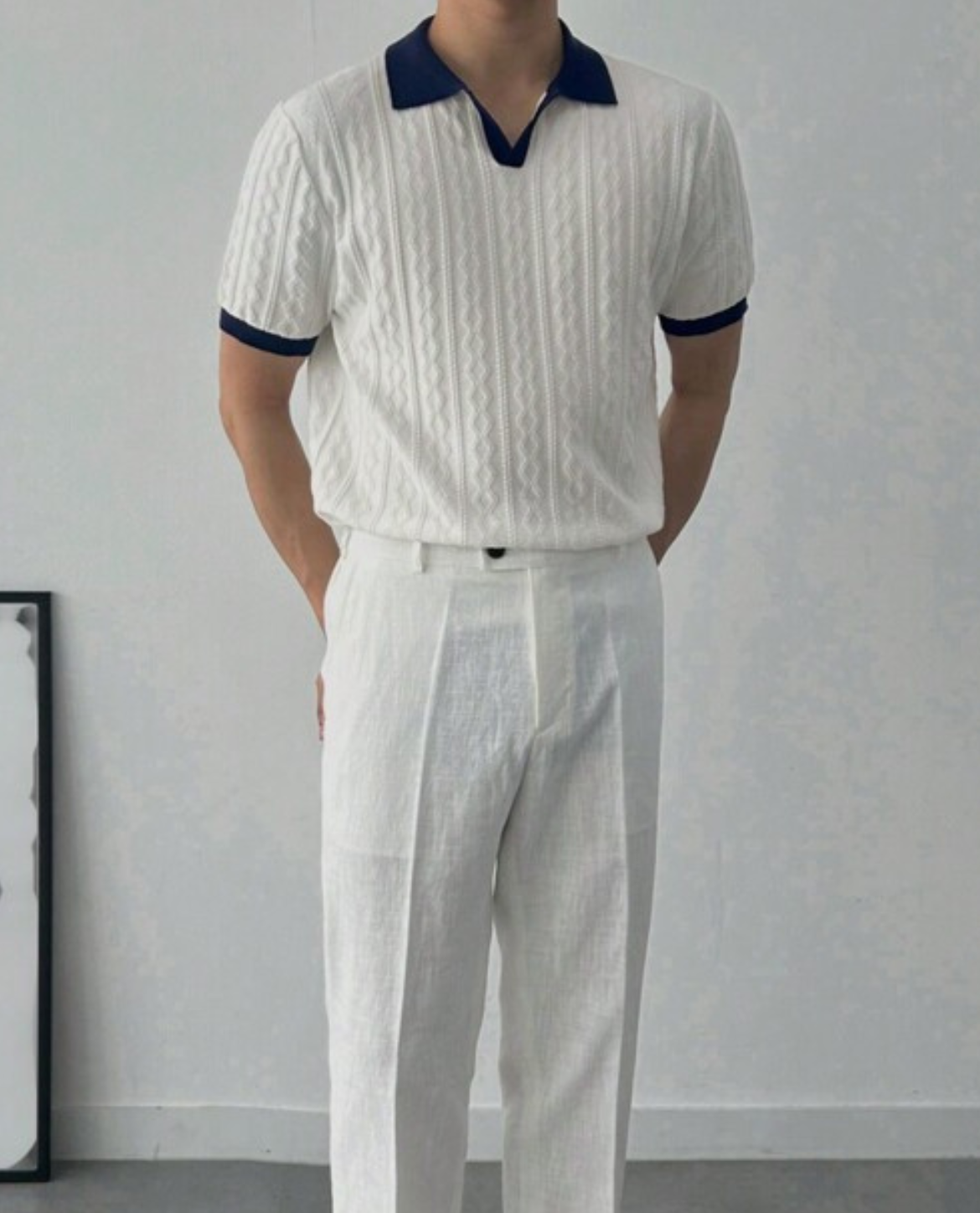 Polo RAGNAR en coton - Blanc