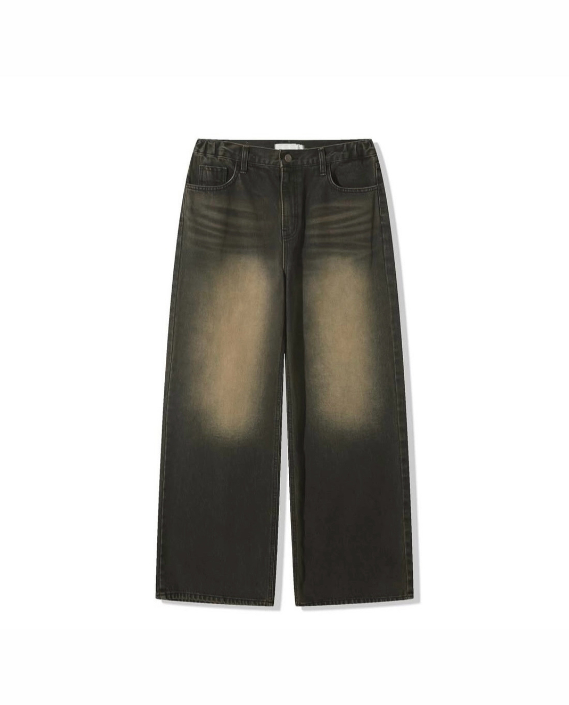 Jean QAGNE en denim - Jaune
