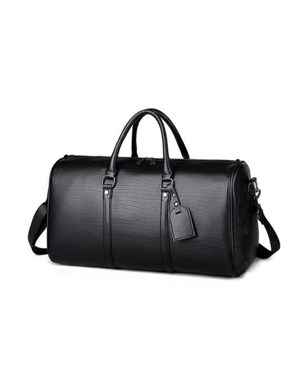Sac 48h TYRA en cuir - Noir