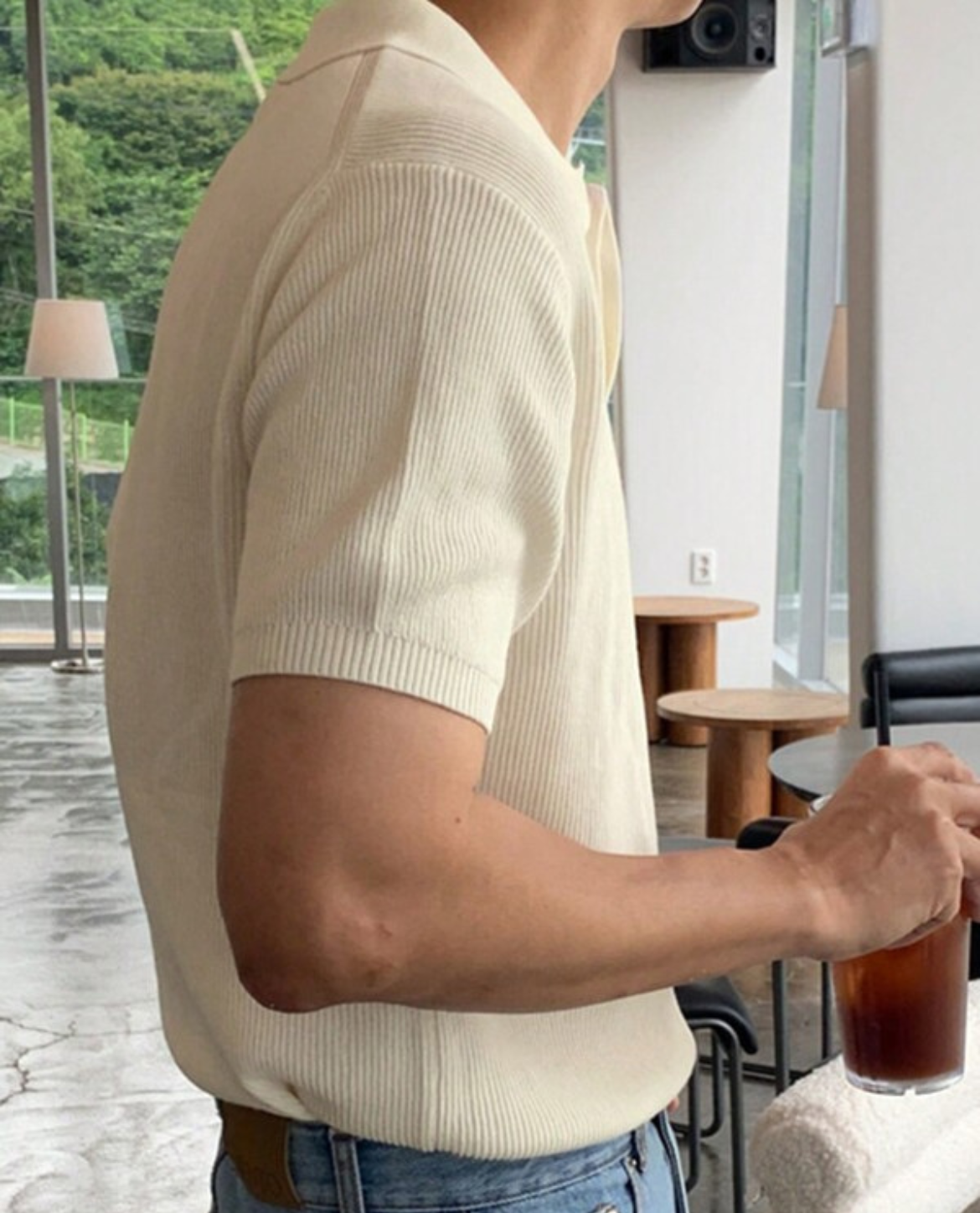 Polo HILDA en mélange de coton