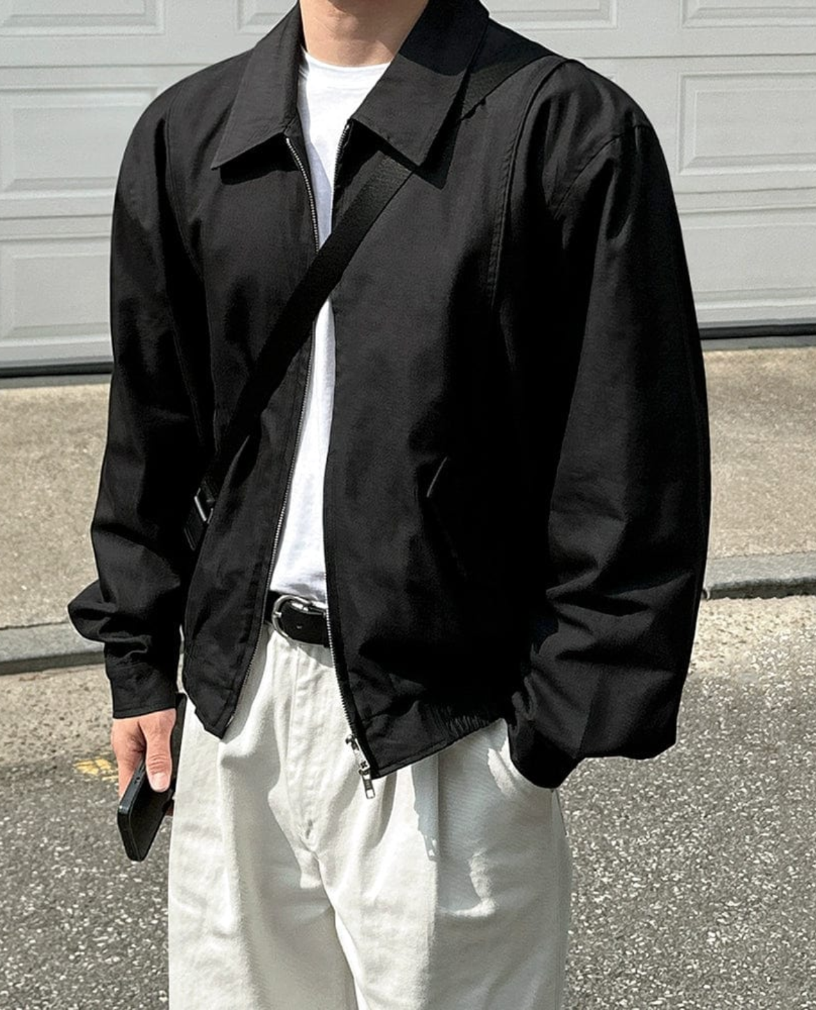 Veste COTLE en mélange de coton - Noir