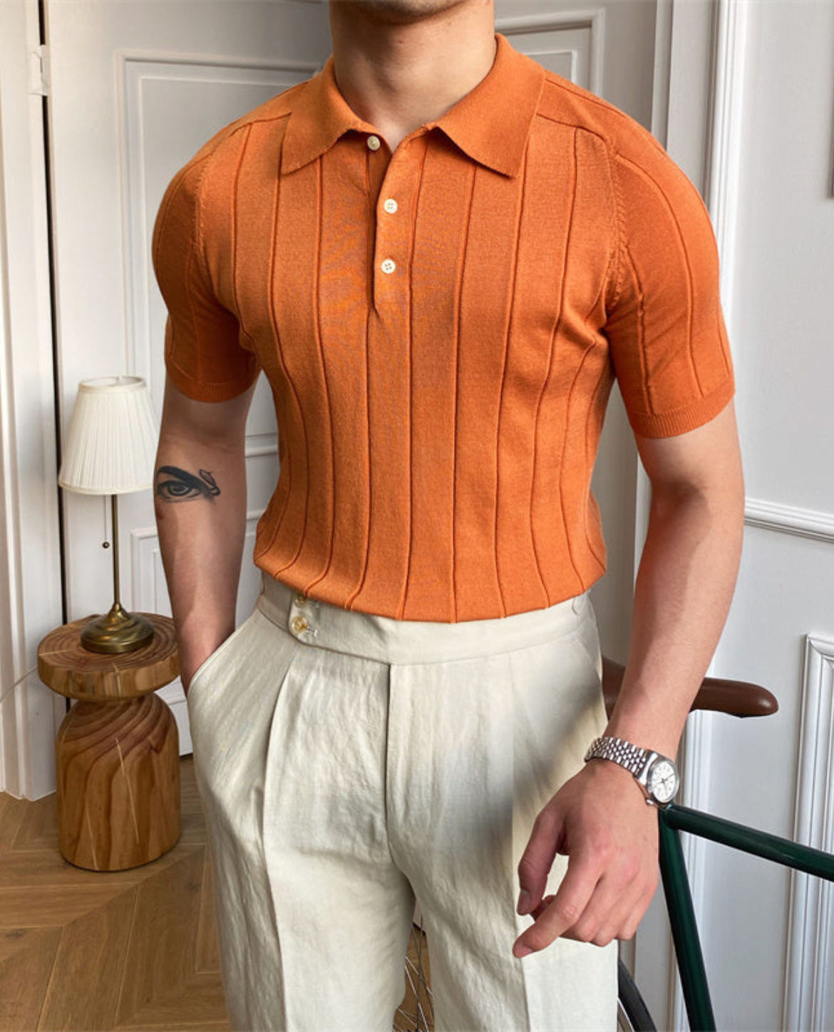 Polo FRI en mélange de coton