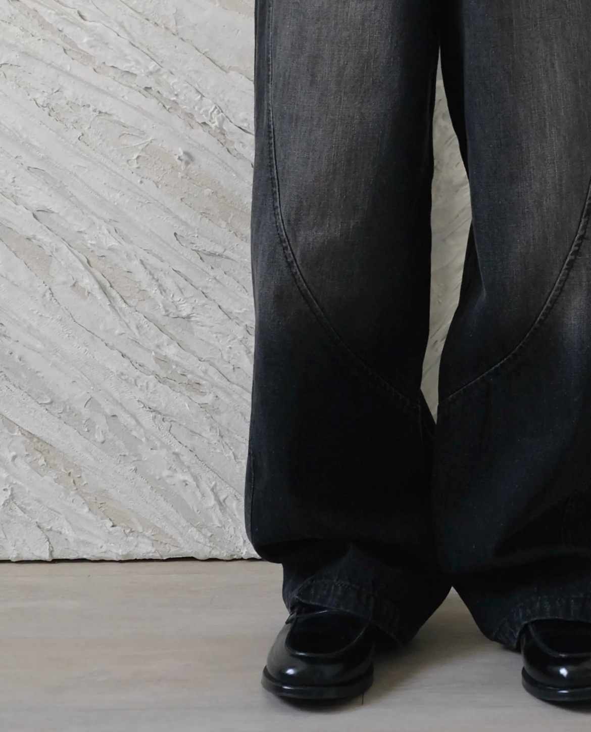 Jean KARN en denim - Noir