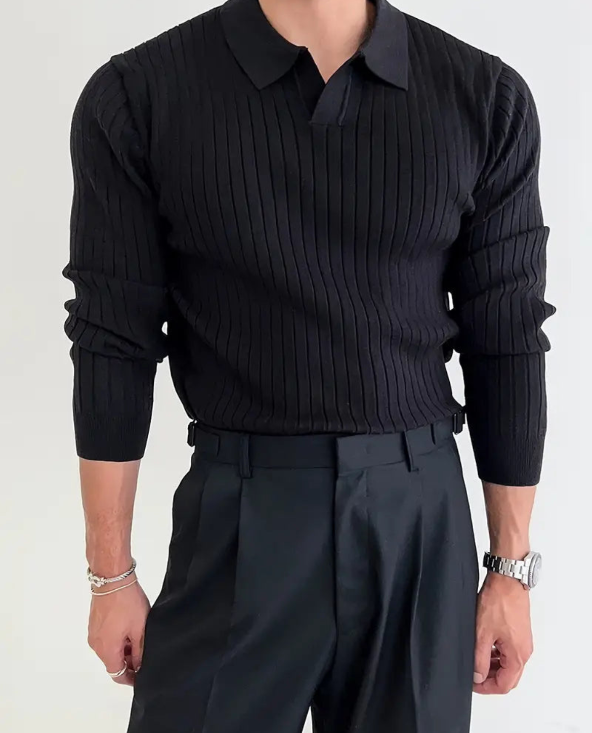 Polo SAGA en mélange de coton