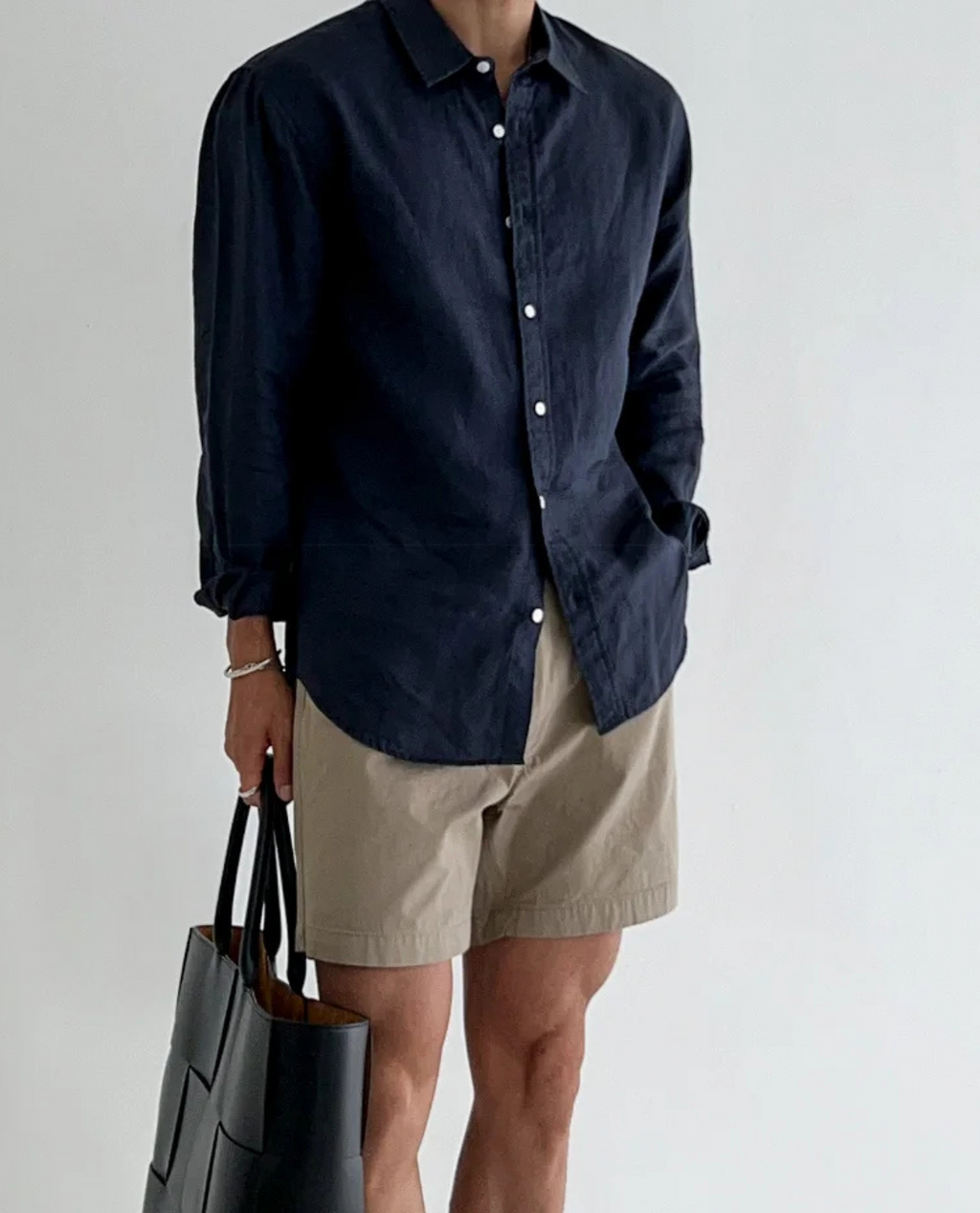 Chemise SAREK en mélange coton-lin
