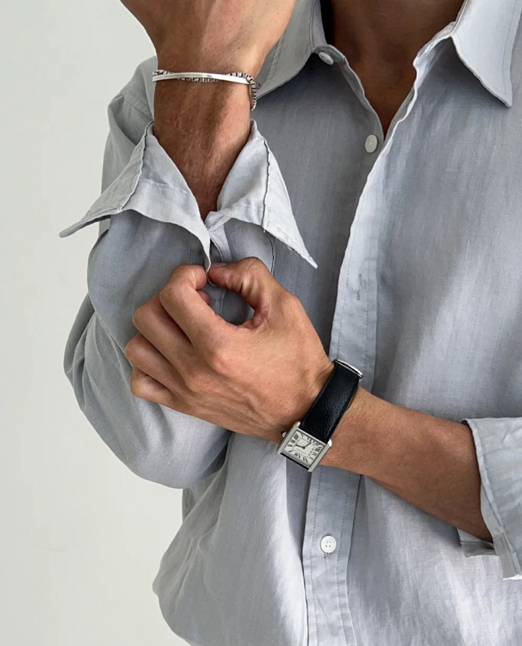 Chemise SAREK en mélange coton-lin