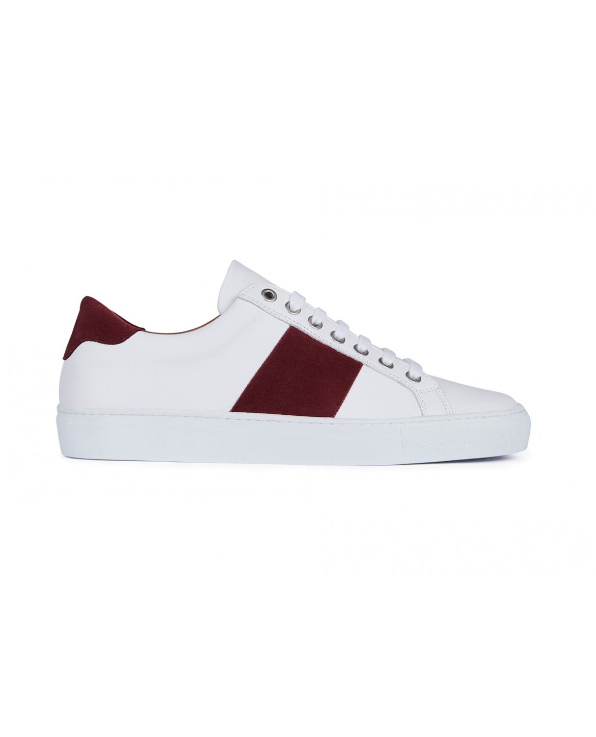 Basket GUSTAV en cuir - Blanc