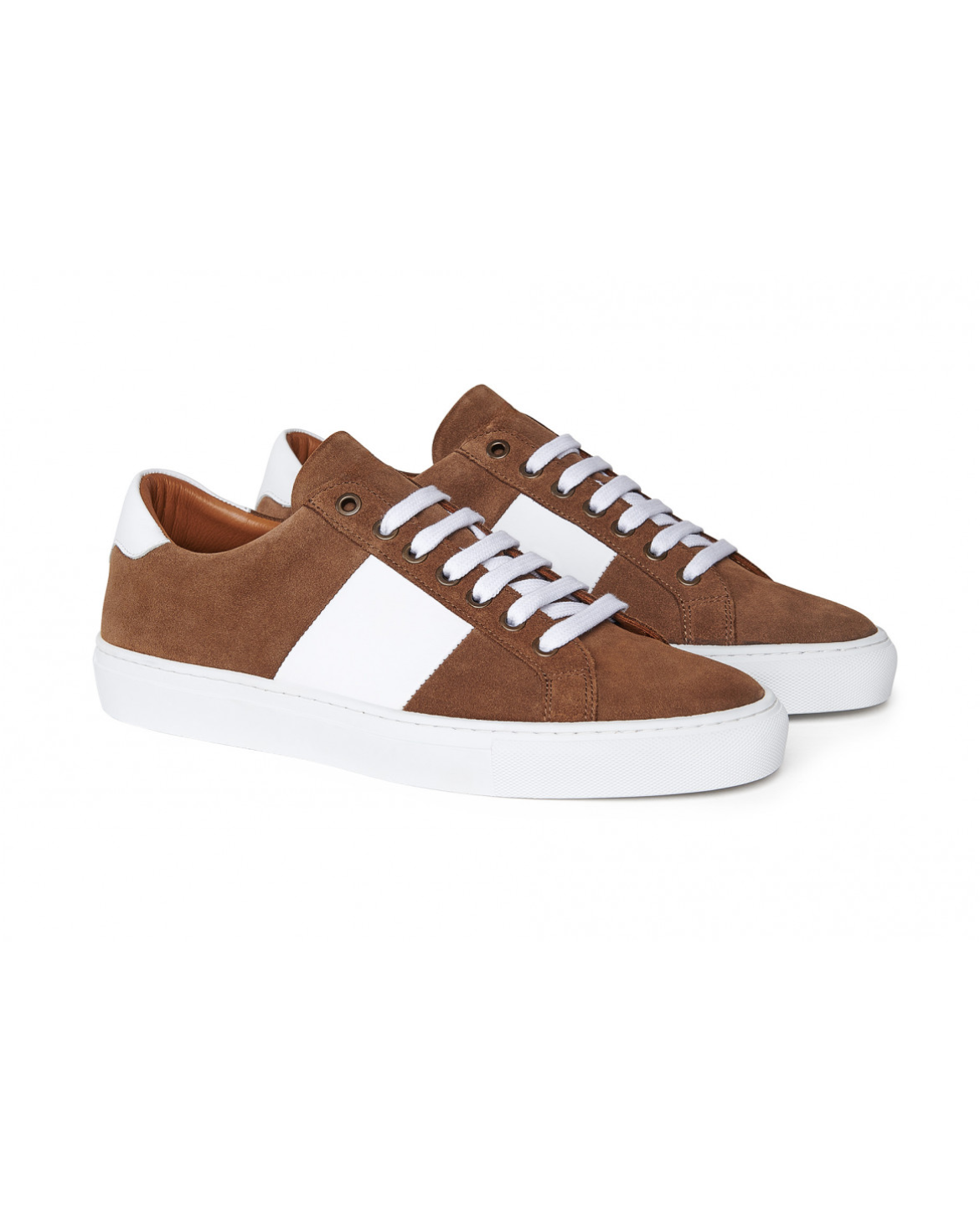 Basket GUSTAV en cuir - Blanc