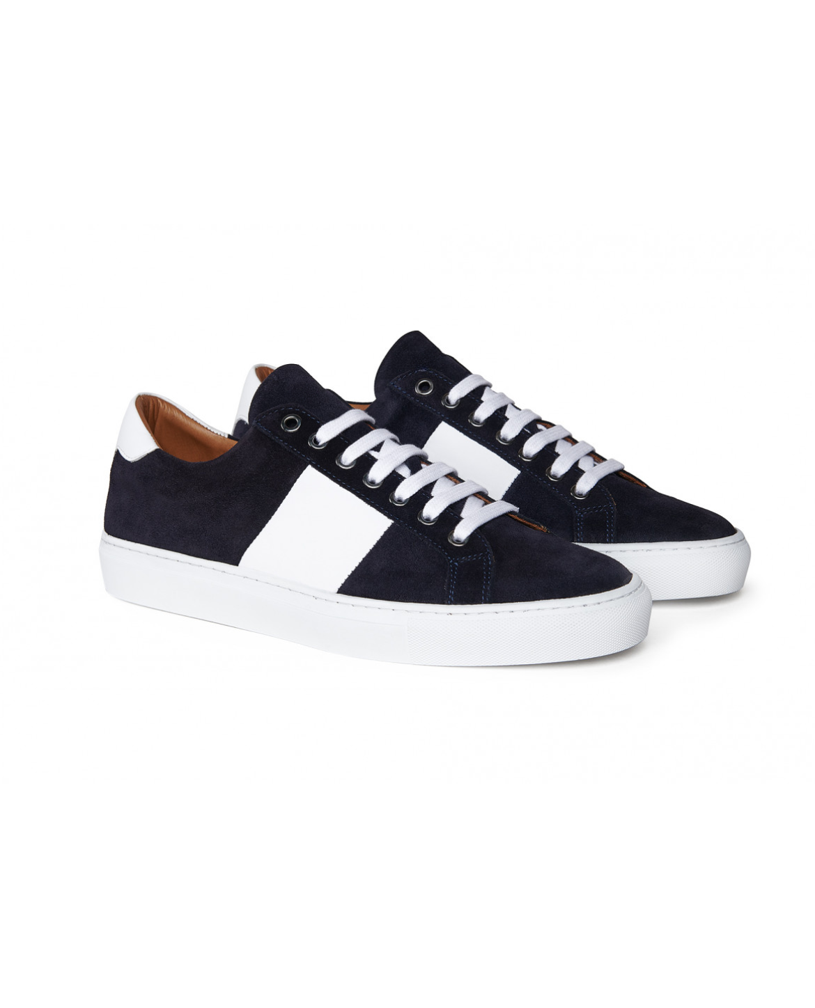 Basket GUSTAV en cuir - Blanc