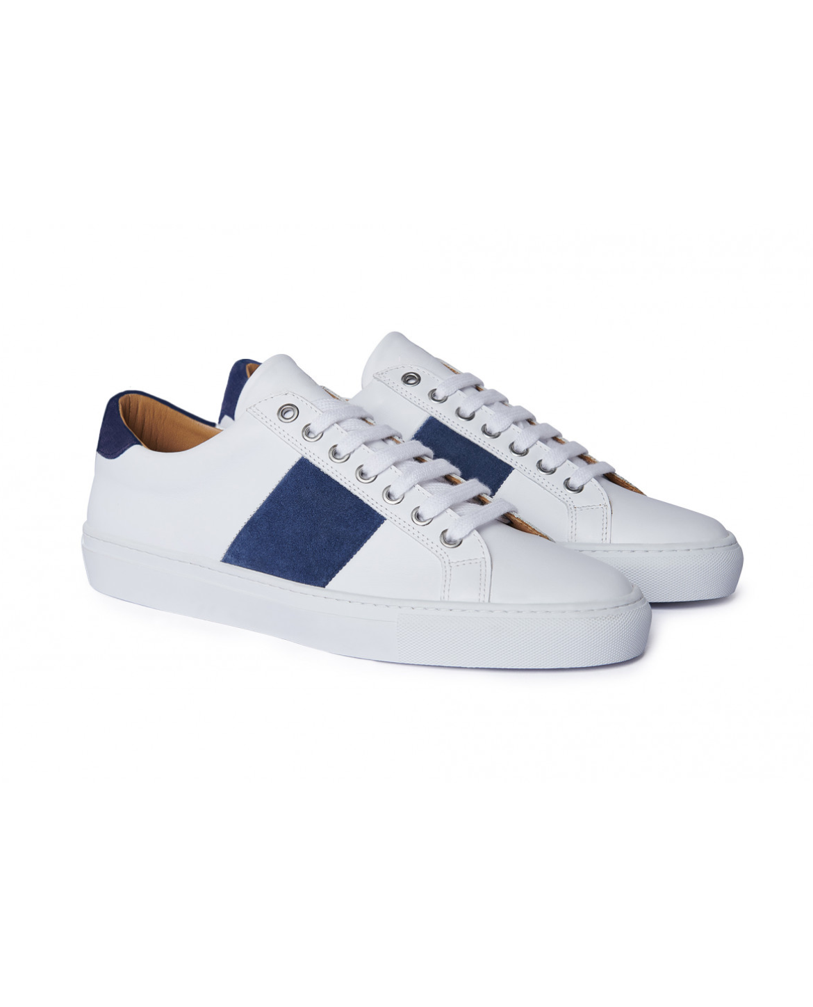 Basket GUSTAV en cuir - Blanc