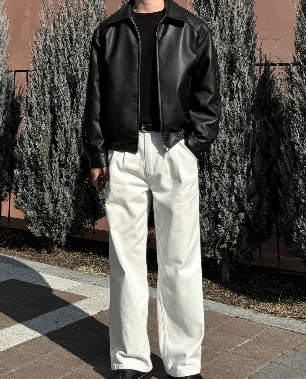 Veste WURE en cuir