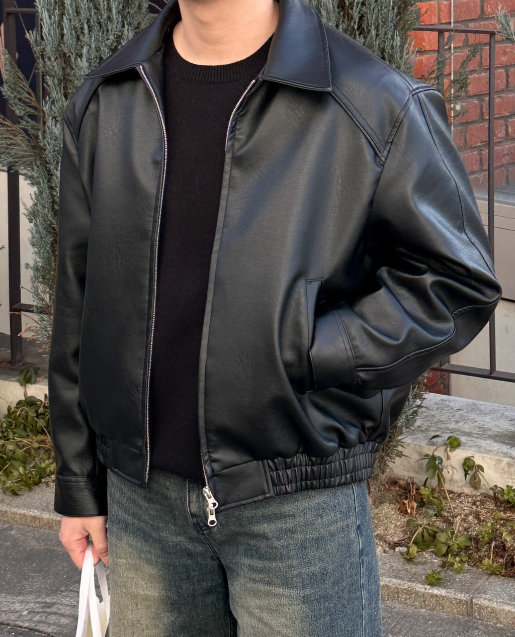 Veste WURE en cuir
