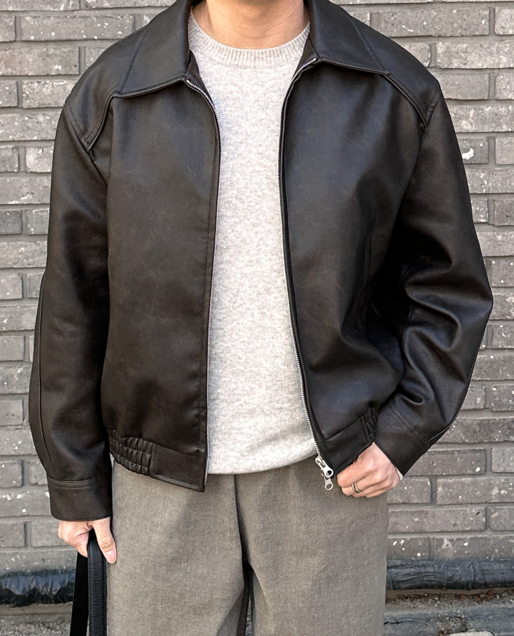 Veste WURE en cuir