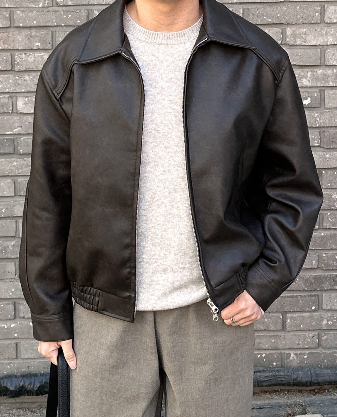 Veste WURE en cuir