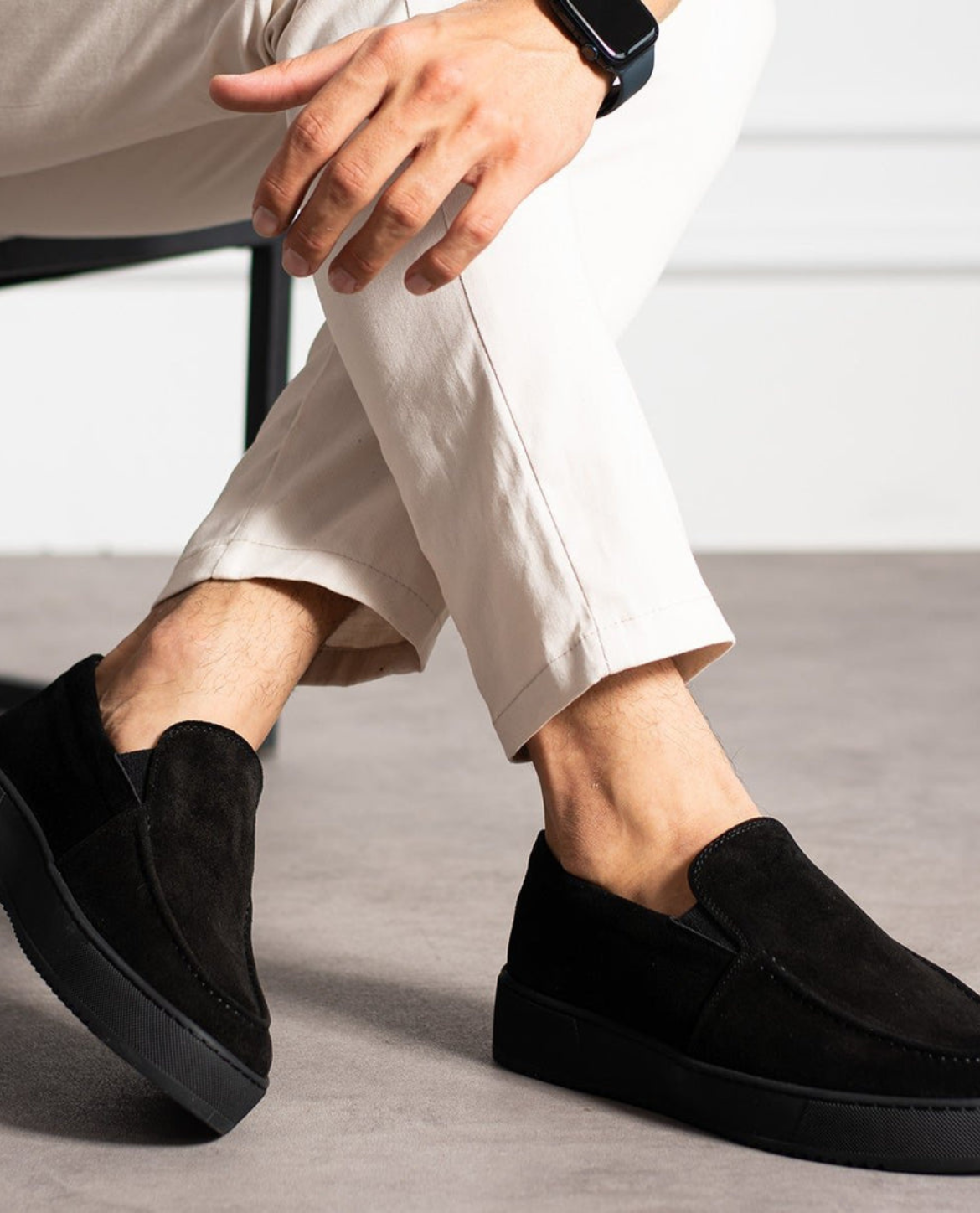 Loafer TYRESO en suède - Noir