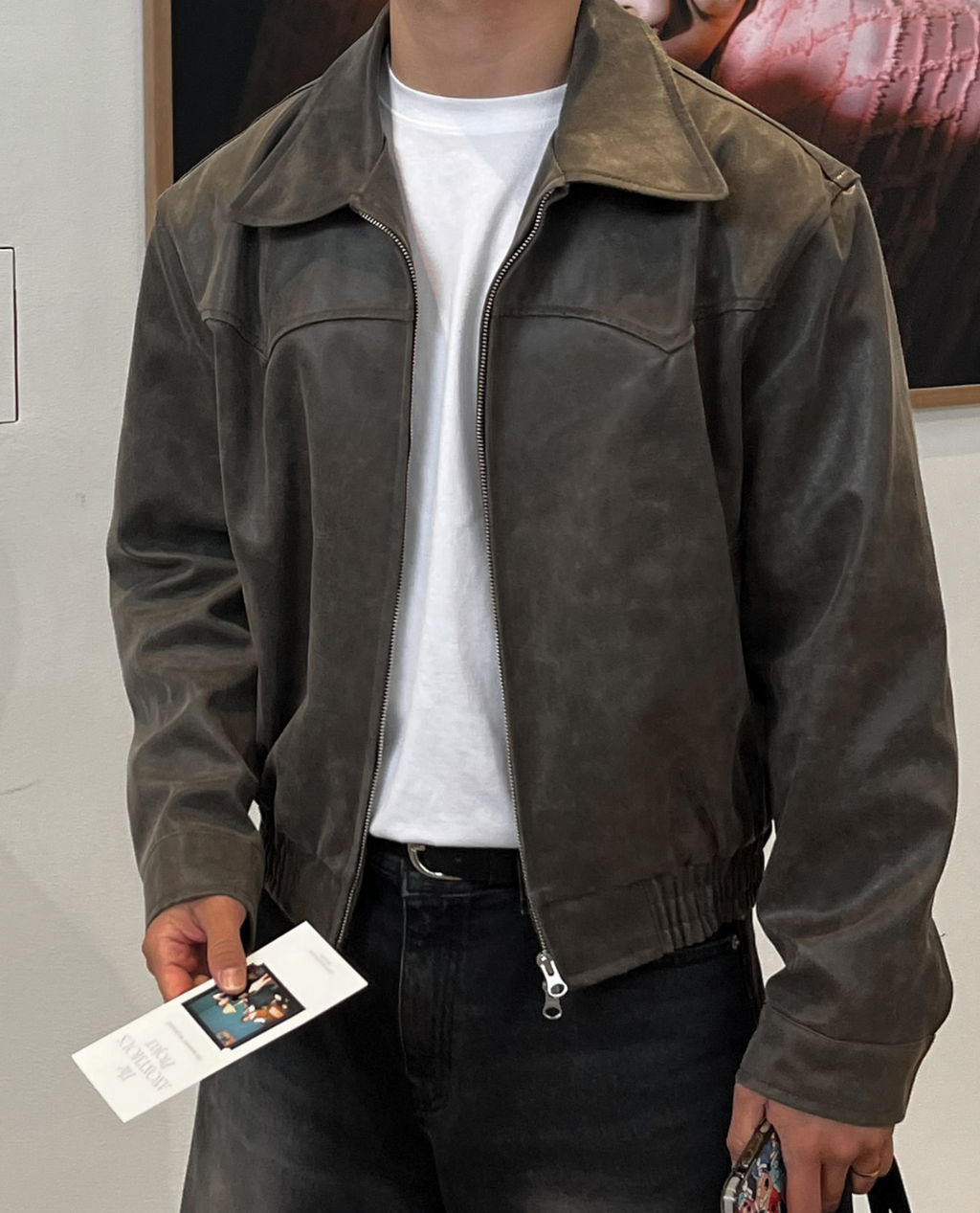Veste JENS en cuir