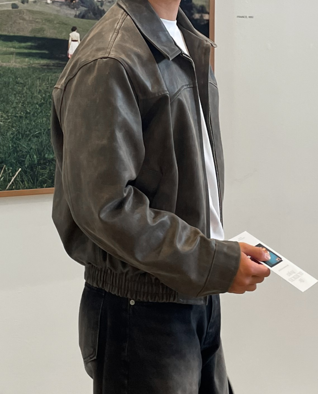 Veste JENS en cuir