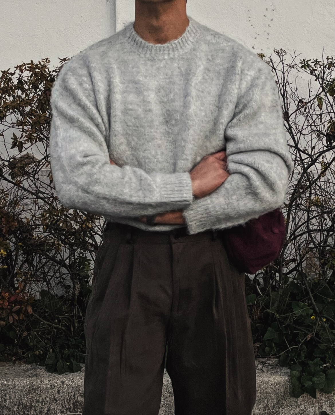 Tricot SANNA en mohair et laine