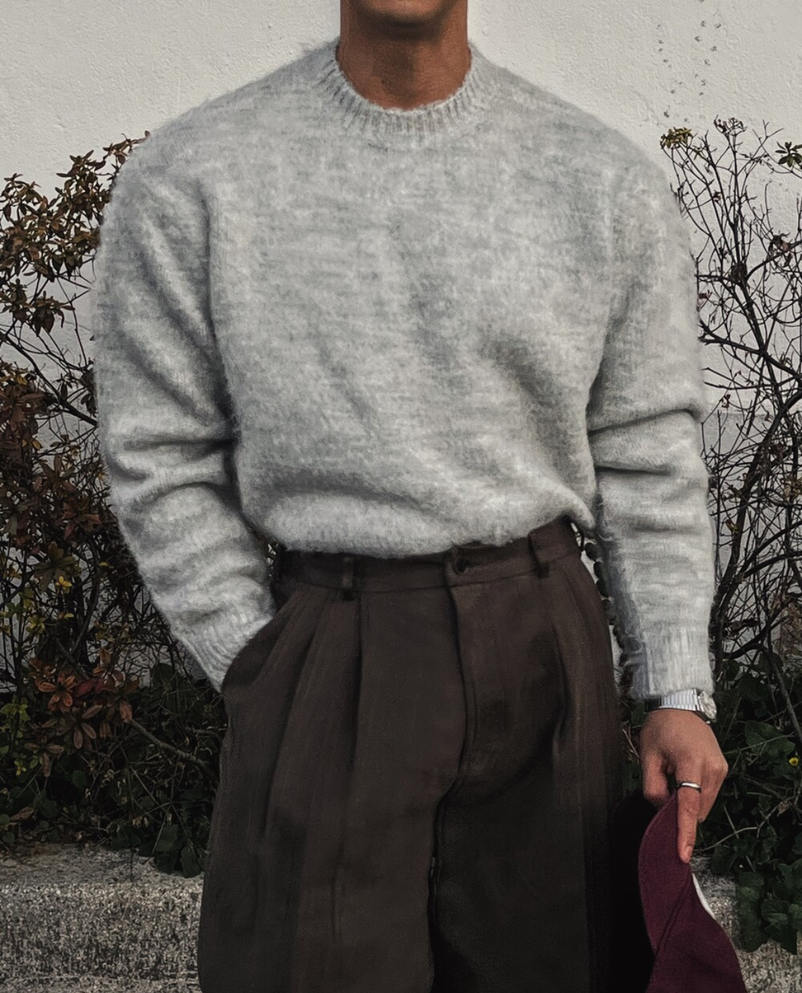 Tricot SANNA en mohair et laine