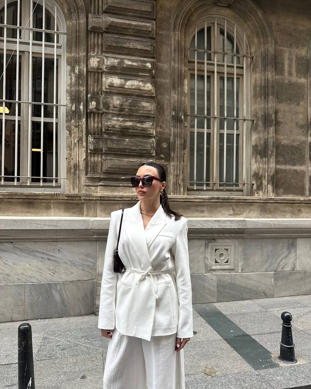 Ensemble NATT en tissu - Blanc